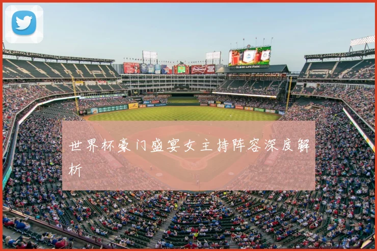 世界杯豪门盛宴女主持阵容深度解析